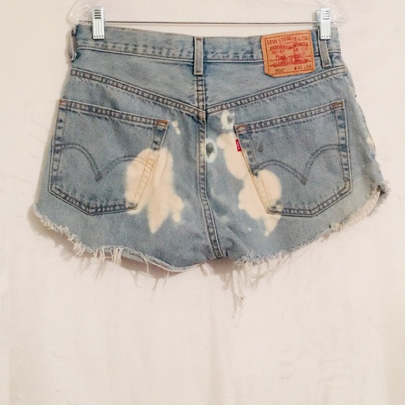 Levis 505 Regular Fit Destroy Denim Jeans 32 - Picture 5 of 8